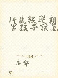 14岁叛逆期的男孩子该怎样去沟通