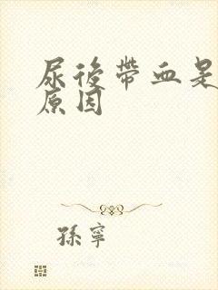 尿后带血是什么原因封面