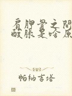 肩胛骨之间背部酸胀是啥原因