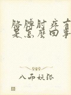 胳膊肘疼有积液是怎么回事