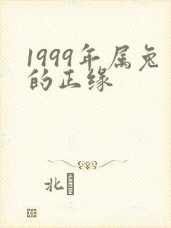 1999年属兔的正缘