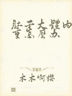 肚子大体内湿气重怎么办