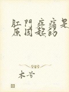 肛门疼痛是什么原因起的封面