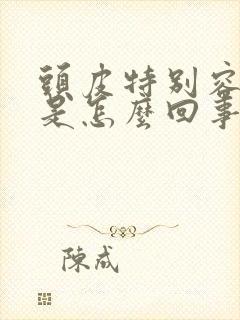 头皮特别容易痒是怎么回事封面