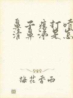 鼻子痒打喷嚏流清鼻涕是怎么回事