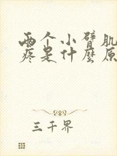 两个小臂肌肉酸疼是什么原因