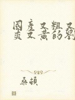 国产又粗又猛又爽又黄的刘涛视频