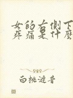 女的右侧下腹部疼痛是什么原因引起的