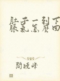 肚子一到下午就胀气怎么回事封面