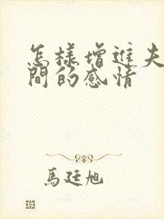 怎样增进夫妻之间的感情