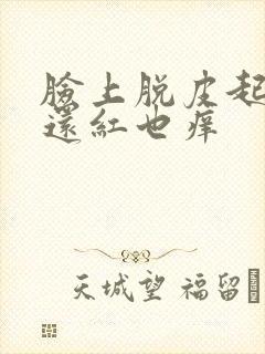 脸上脱皮起疙瘩还红也痒