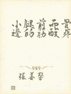 小腿前面骨头旁边的筋酸疼