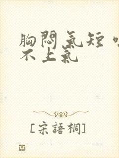 胸闷 气短 喘不上气