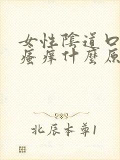 女性阴道口经常瘙痒什么原因