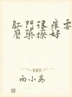 肛门很痒要用什么药擦好封面