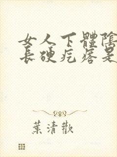 女人下体阴毛处长硬疙瘩是什么原因封面