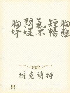 胸闷气短胸口堵呼吸不畅憋气