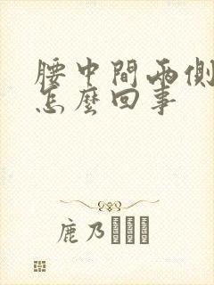 腰中间两侧酸胀怎么回事封面