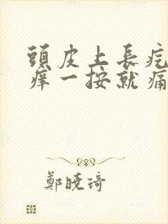 头皮上长疙瘩不痒一按就痛