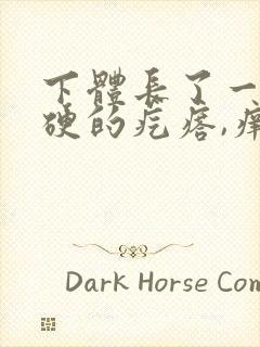 下体长了一颗硬硬的疙瘩,痒咋回事