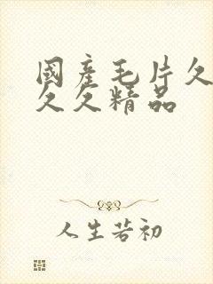 国产毛片久久久久久精品