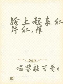 脸上起来红色一片红,痒