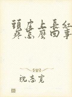 头皮上长红疙瘩疼怎么回事