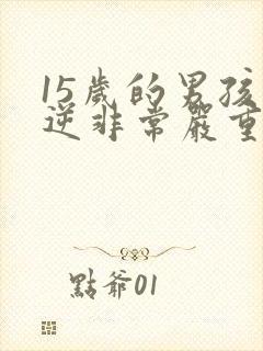 15岁的男孩叛逆非常严重怎么办