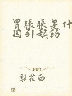 胃胀胀是什么原因引起的