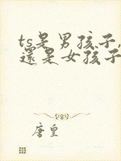 ts是男孩子,还是女孩子封面