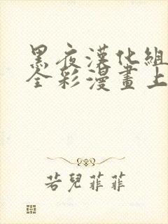 黑夜汉化组漫画全彩漫画上下封面