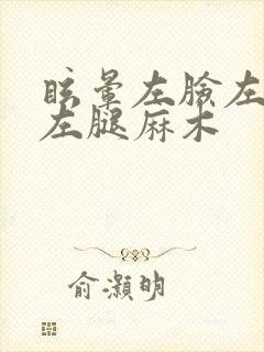 眩晕左脸左胳膊左腿麻木