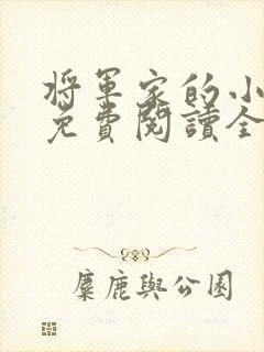 将军家的小娘子免费阅读全文