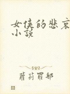 女侠的悲哀续集小说封面