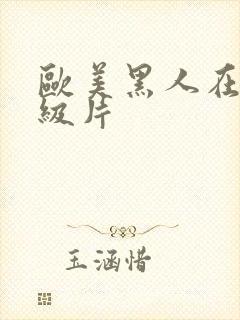 欧美黑人在线一级片封面