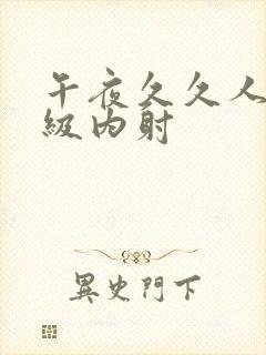 午夜久久人妻一级内射