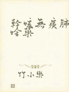 干咳无痰肺燥吃啥药