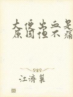 大便出血是什么原因但不痛不痒