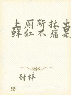 上厕所拉出血,鲜红不痛是什么情况