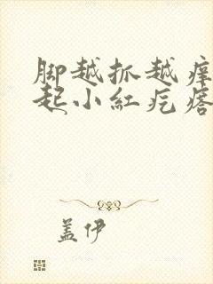 脚越抓越痒然后起小红疙瘩