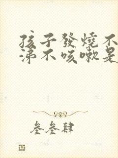 孩子发烧不流鼻涕不咳嗽是什么原因