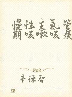 慢性支气管炎长期咳嗽咳痰怎么办吃什么药