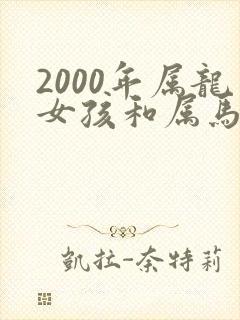 2000年属龙女孩和属马男孩合适吗封面
