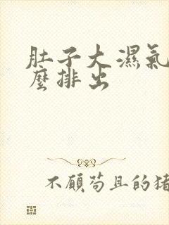 肚子大湿气重怎么排出