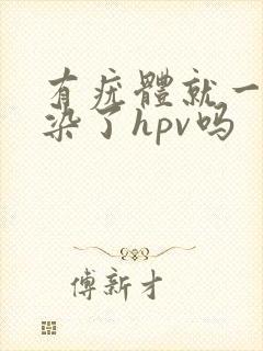 有疣体就一定感染了hpv吗