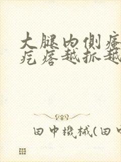 大腿内侧瘙痒红疙瘩越抓越痒