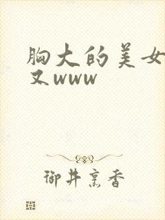 胸大的美女又黄又www