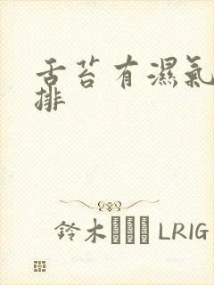 舌苔有湿气怎么排