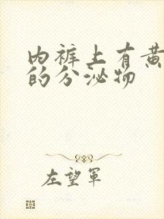 内裤上有黄水样的分泌物封面