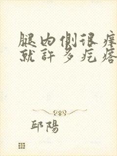 腿内侧很痒抓了就许多疙瘩